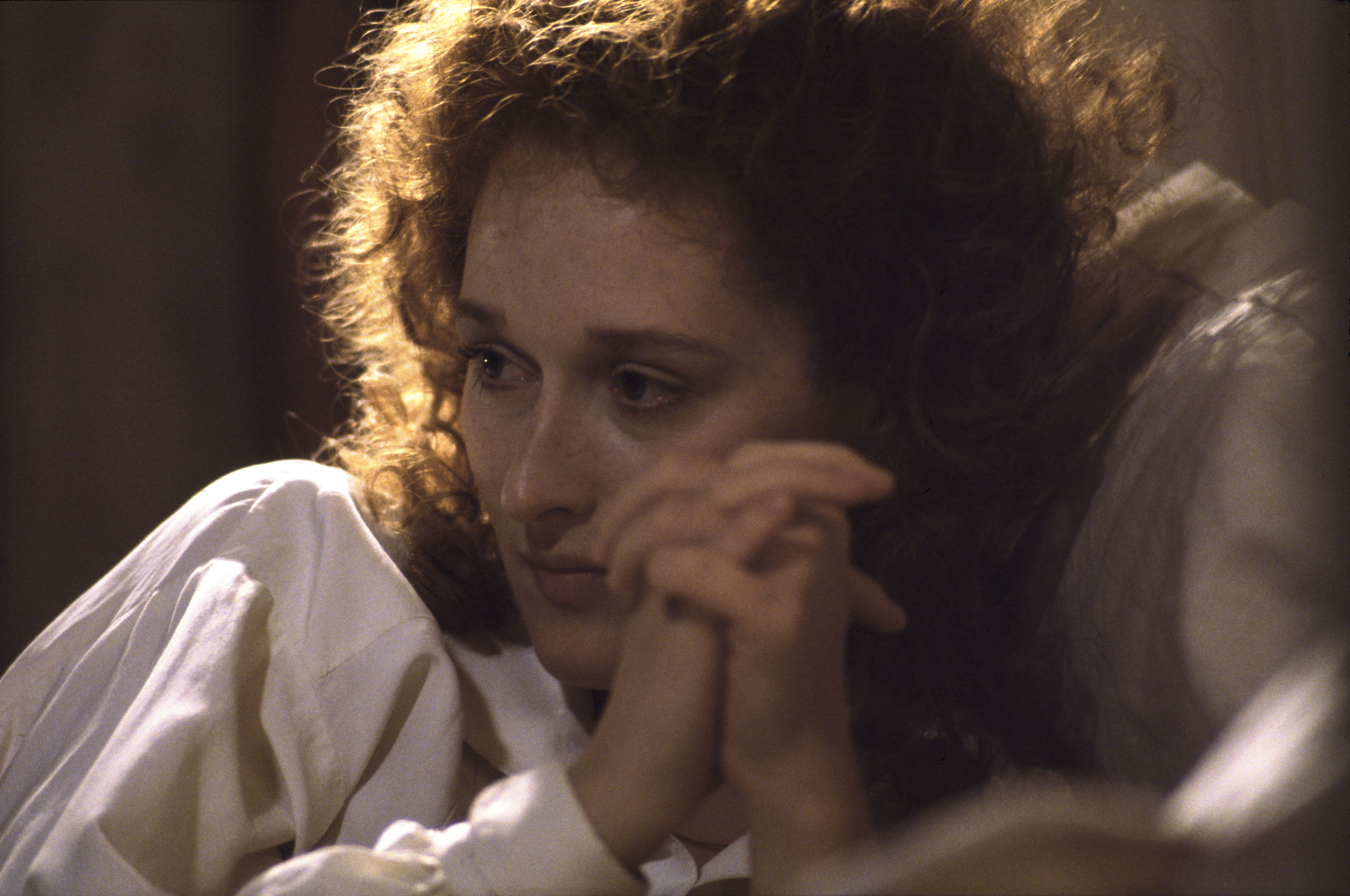 Meryl Streep en el plató de la película "The French Lieutenant's Woman", 1980. | Foto: Getty Images