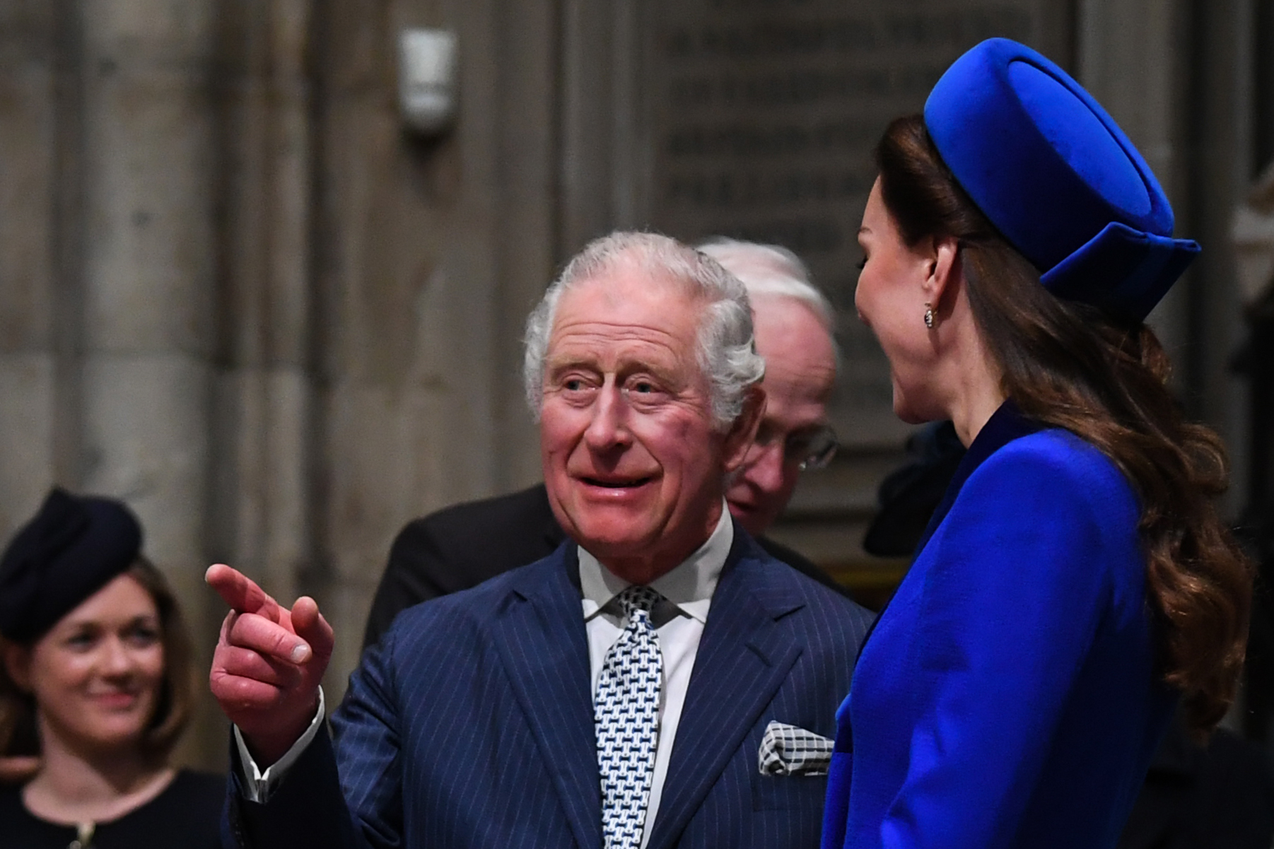 El rey Charles III y la princesa Catherine en la ceremonia de servicio del Día de la Commonwealth en la Abadía de Westminster el 14 de marzo de 2022 en Londres, Inglaterra | Foto: Getty Images