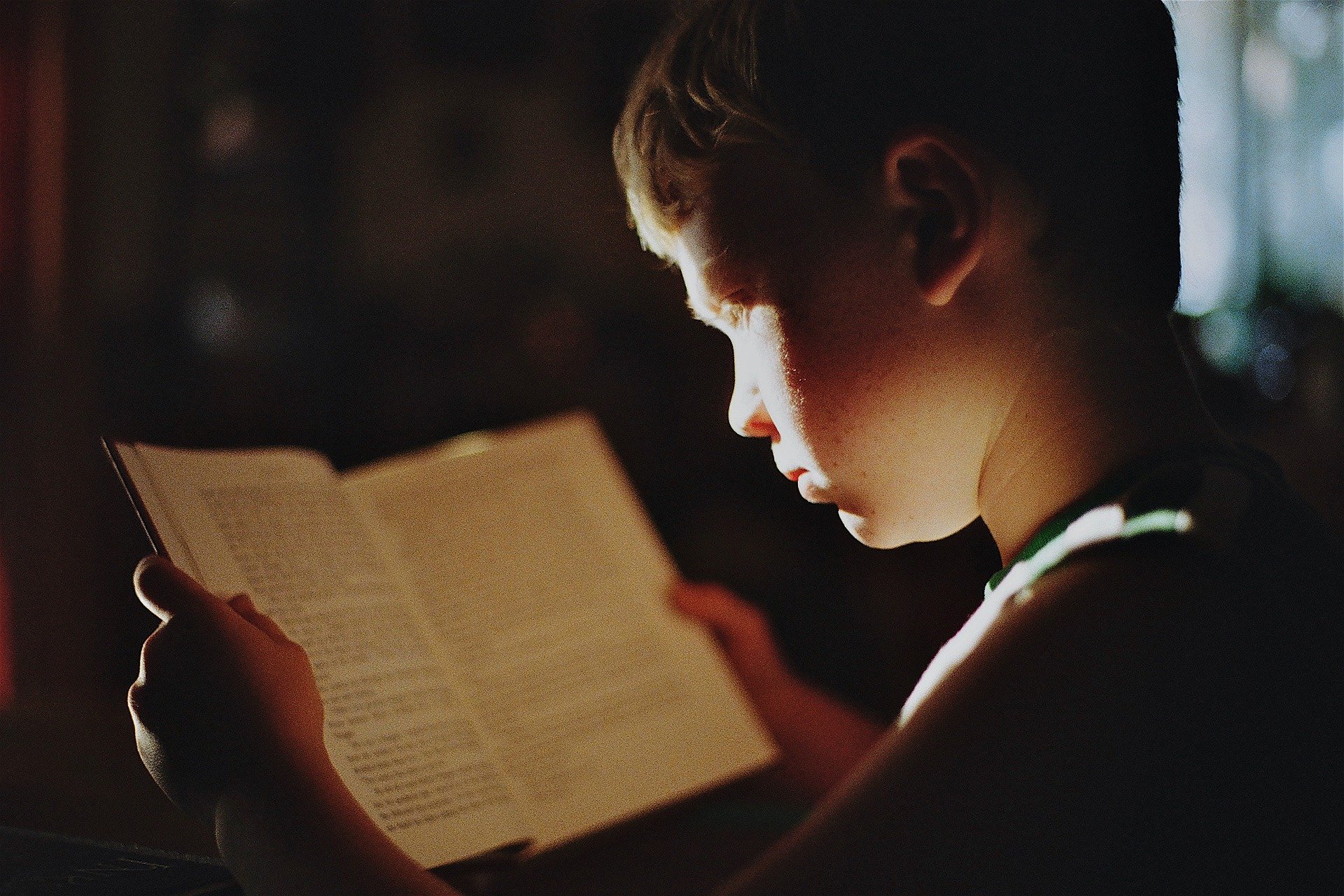un niño leyendo. | Foto: Pixabay