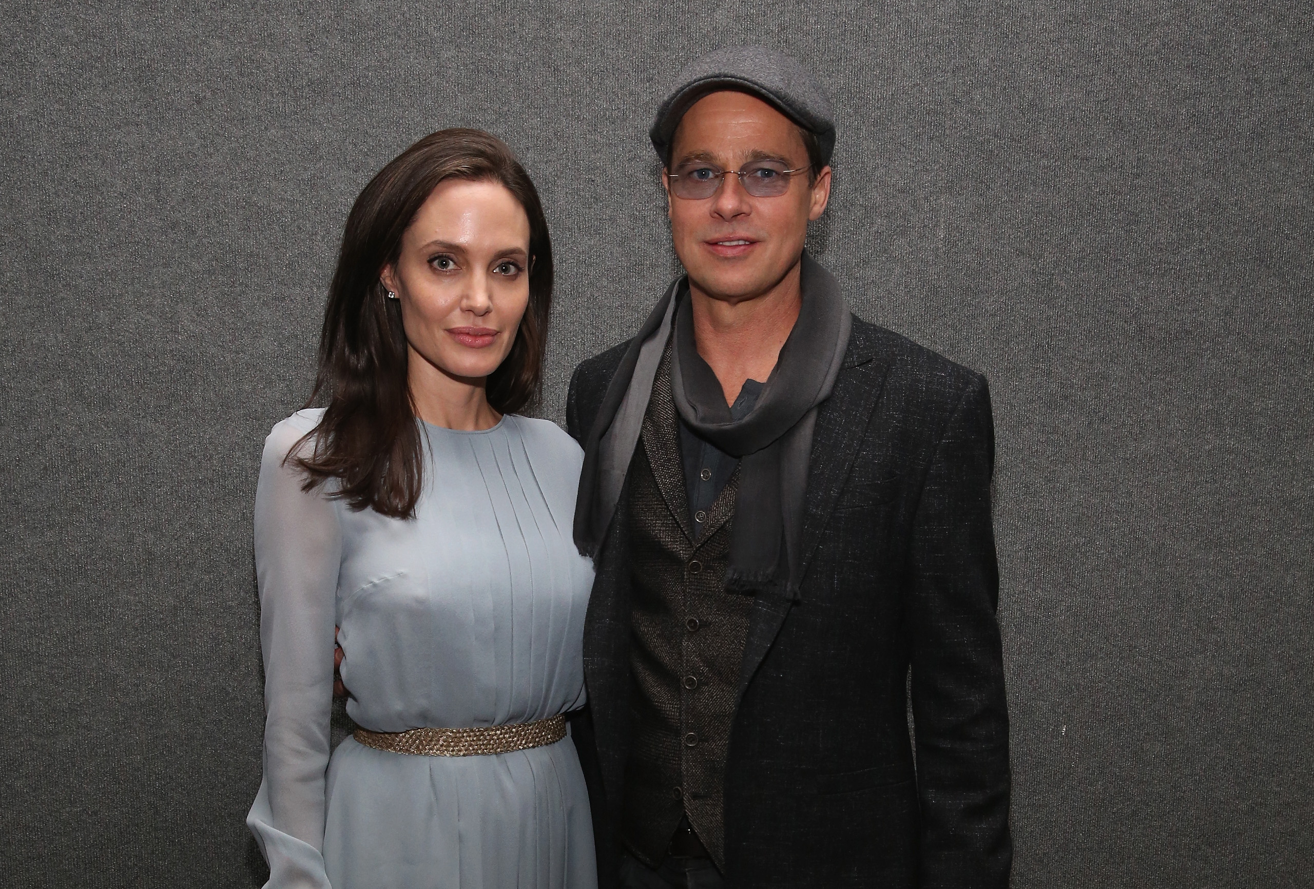 Angelina Jolie y Brad Pitt en la proyección de "By the Sea" el 3 de noviembre de 2015, en Nueva York. | Fuente: Getty Images