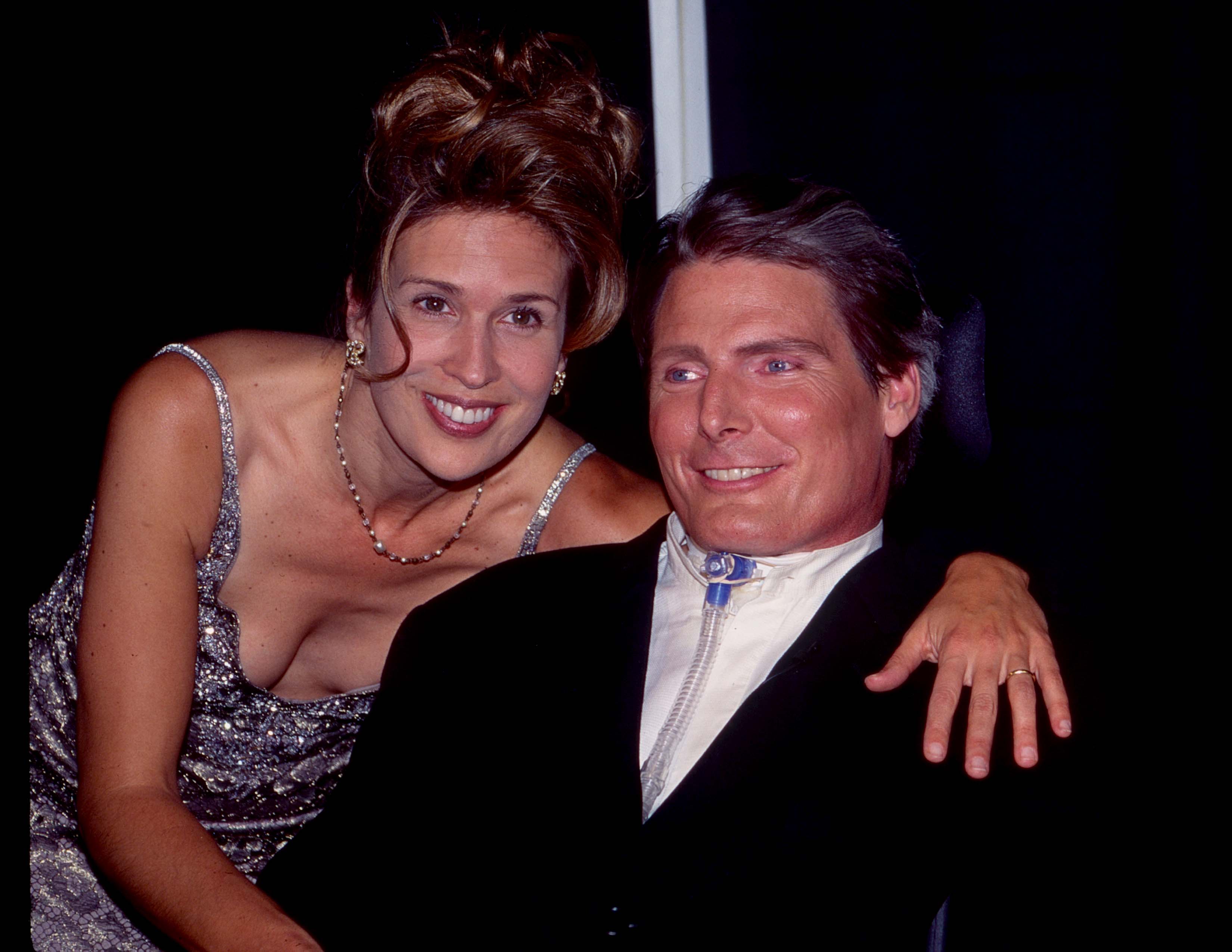 Dana y Christopher Reeve en la segunda edición de los Premios GQ a los Hombres del Año, el 15 de enero de 1997, en Nueva York | Fuente: Getty Images