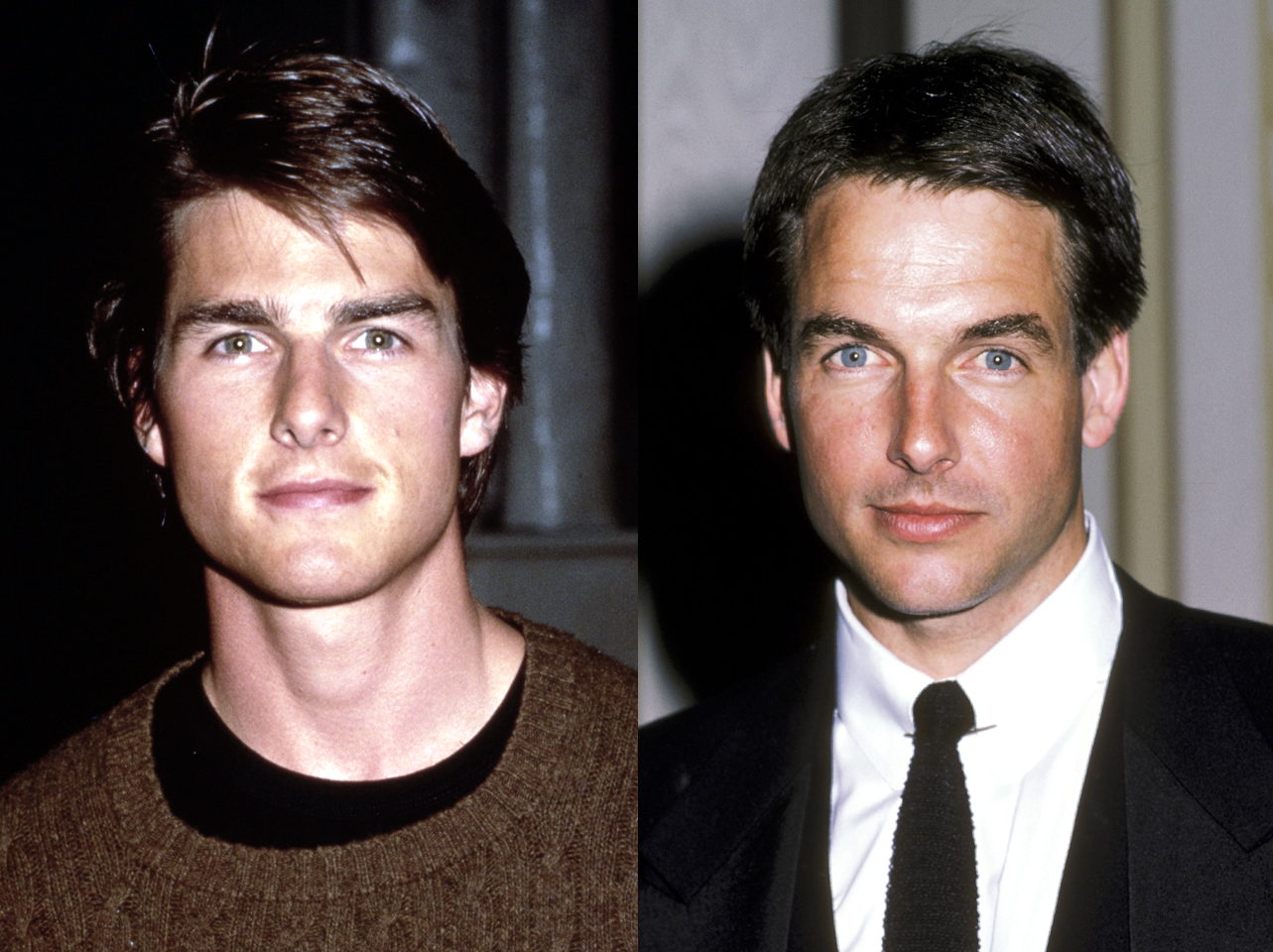 Tom Cruise y Mark Harmon | Foto: Getty Images