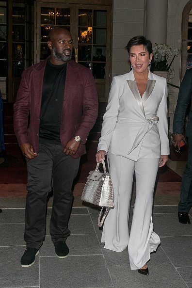 Corey Gamble junto a Kris Jenner. │Foto: Getty