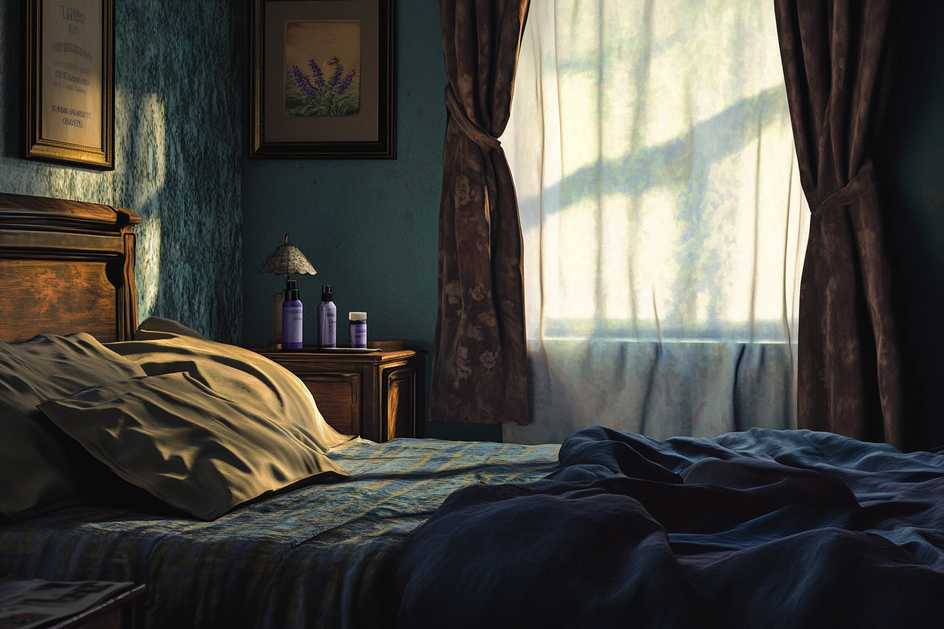 Un dormitorio | Fuente: Midjourney