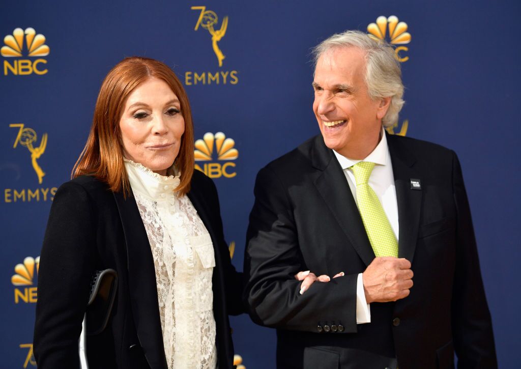 Henry Winkle y Stacey Weitzman en los Premios Emmy | Fuente: Getty Images