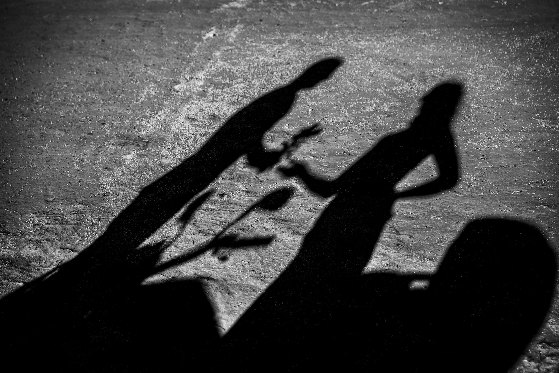 La sombra de una pareja | Fuente: Pexels