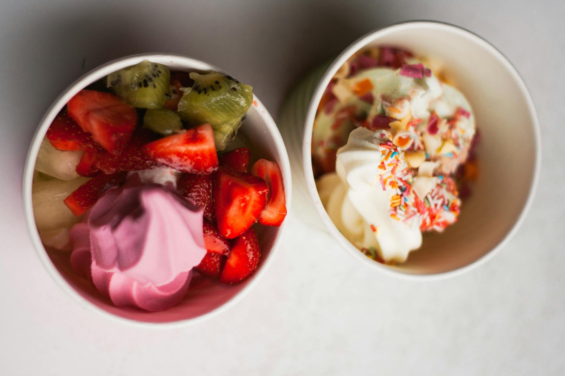 Dos cuencos de helado | Fuente: Pexels