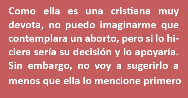 Creo que embaracé a mi prima de 17 años. ¿Qué debería hacer?