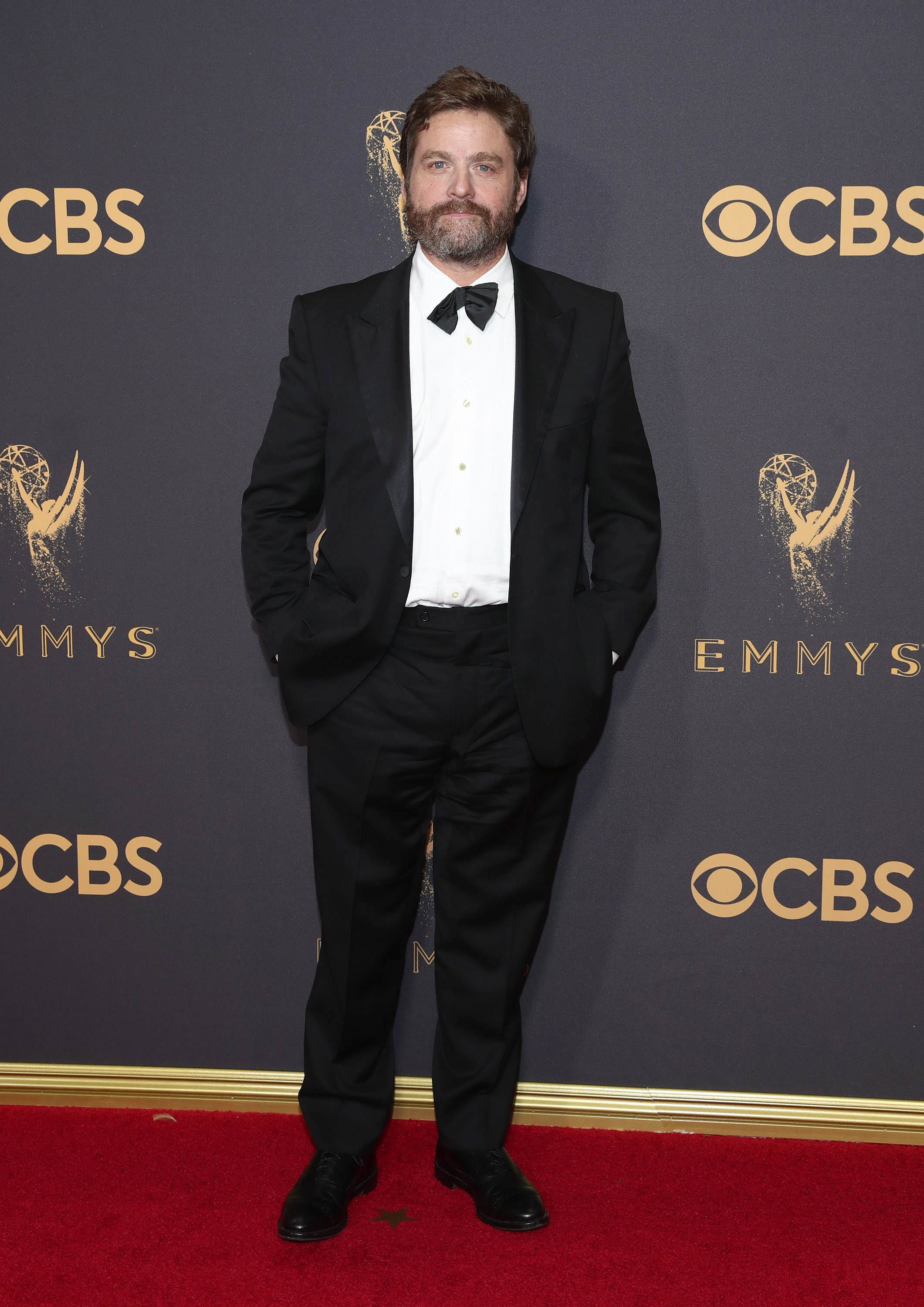 Zach Galifianakis en la 69ª edición de los Premios Emmy en Los Ángeles, California, el 17 de septiembre de 2017. | Fuente: Getty Images