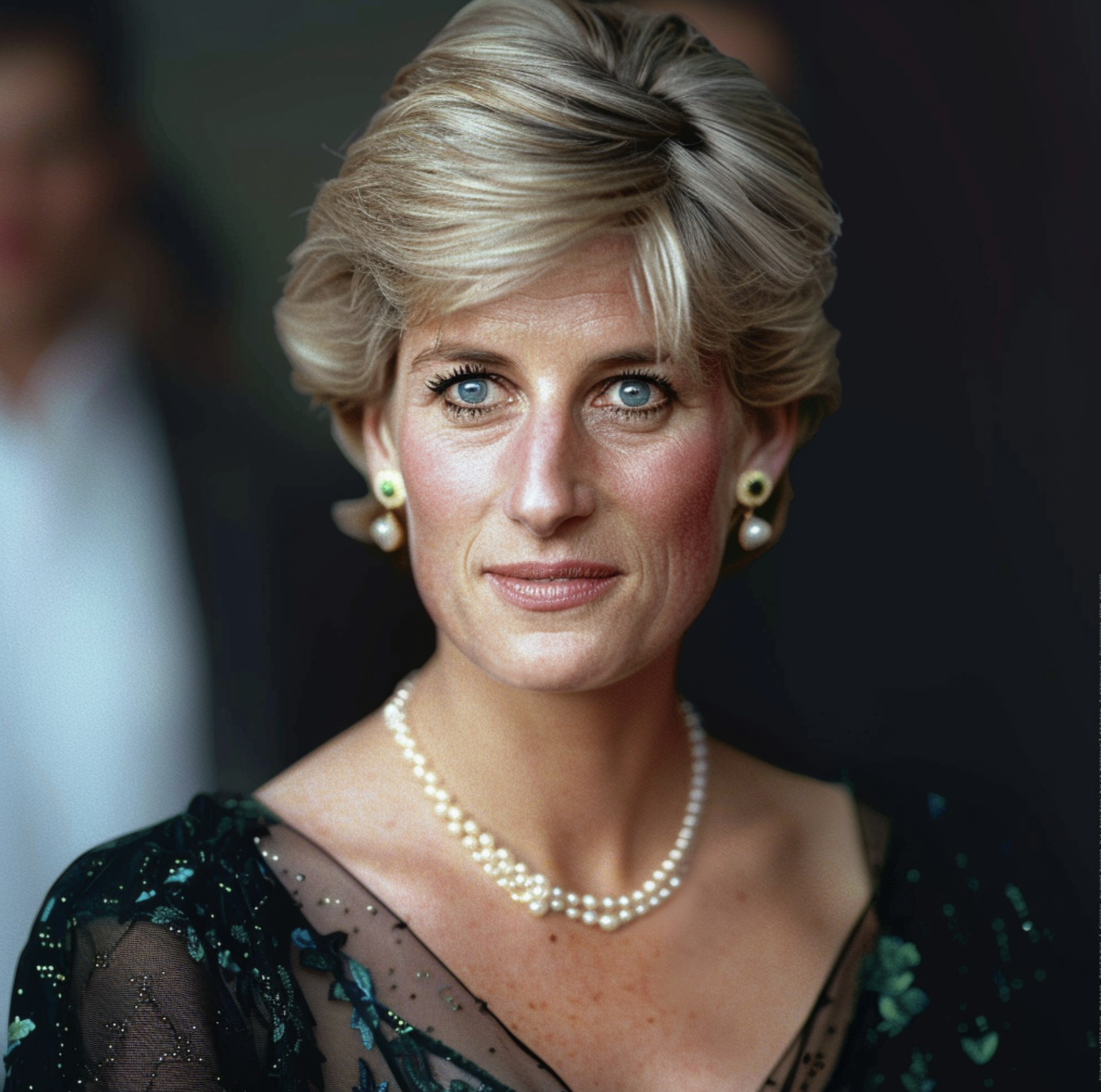 Imagen IA de la princesa Diana en la madurez | Foto: Midjourney