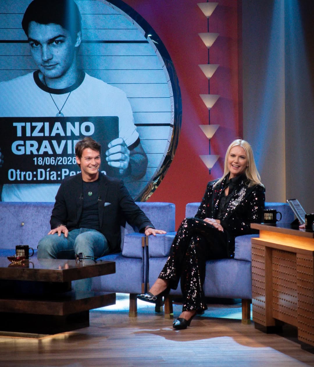 Valeria Mazza junto a su hijo, Tiziano Gravier | Fuente: Instagram/valeriamazzaok