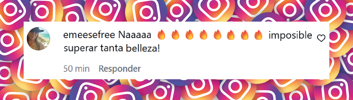 Comentario de una persona sobre el look de Mónica Antonópulos para los Premios ACE 2026 | Fuente: Instagram Stories/monnaantonopulos