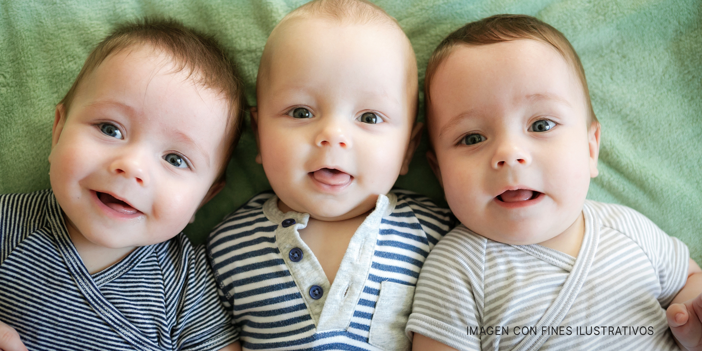 Bebés trillizos. | Foto: Getty Images