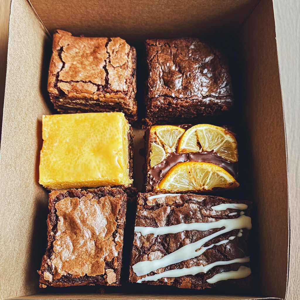 Una caja de golosinas horneadas | Fuente: Midjourney