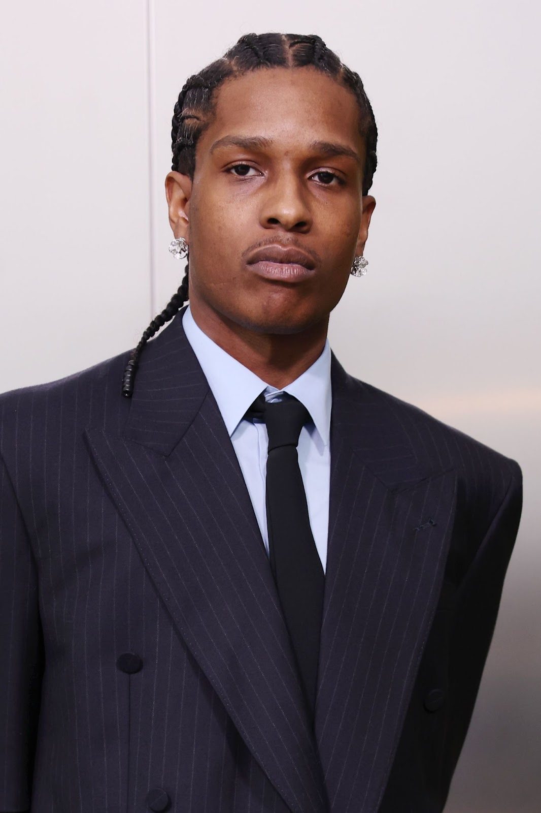 A$AP Rocky en el desfile de Gucci durante la Semana de la Moda de Milán Otoño/Invierno 2023/24 el 24 de febrero de 2023, en Italia | Fuente: Getty Images