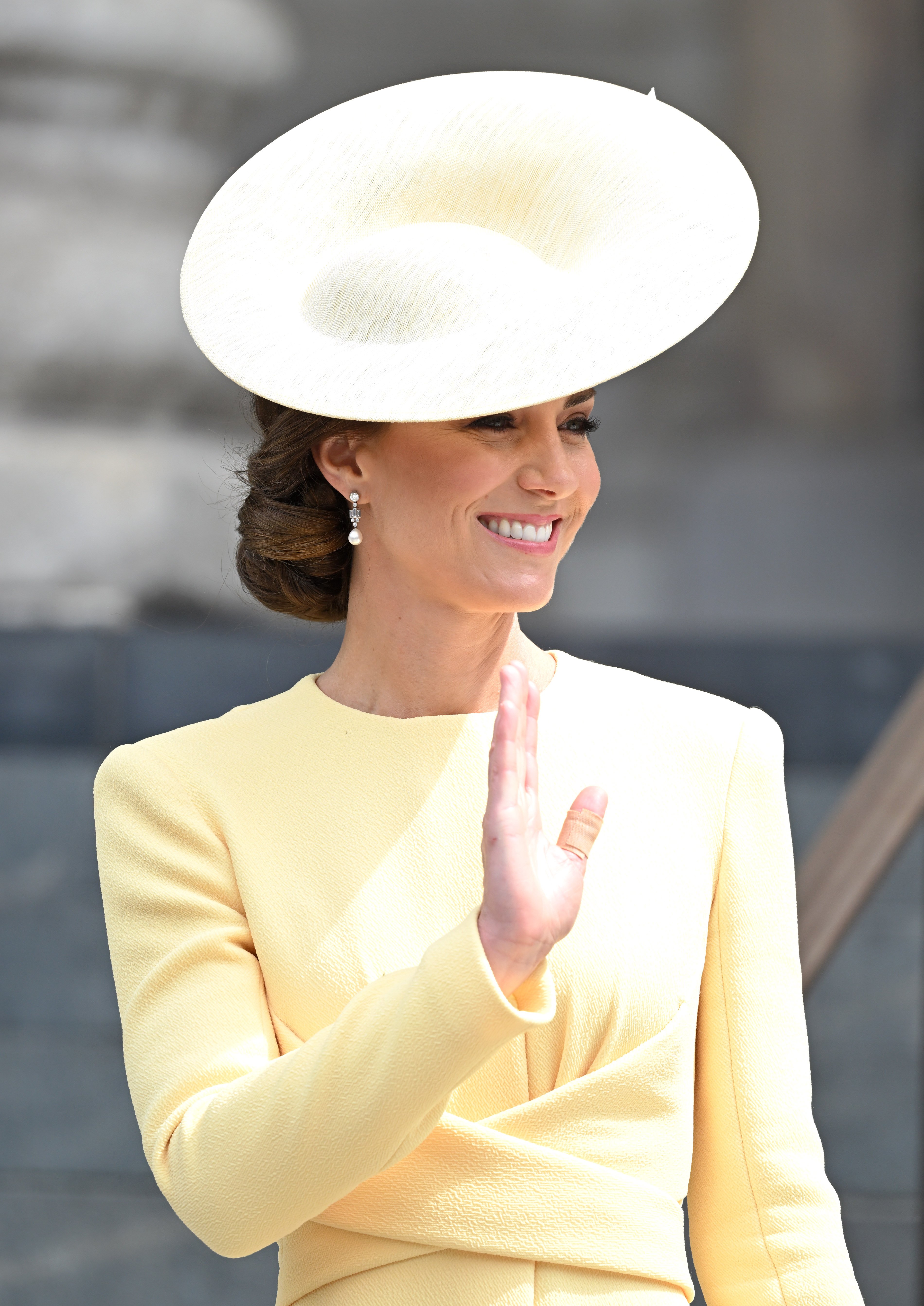 Kate Middleton, asiste al Servicio Nacional de Acción de Gracias en la Catedral de San Pablo el 3 de junio de 2022 en Londres, Inglaterra. | Foto: Getty Images