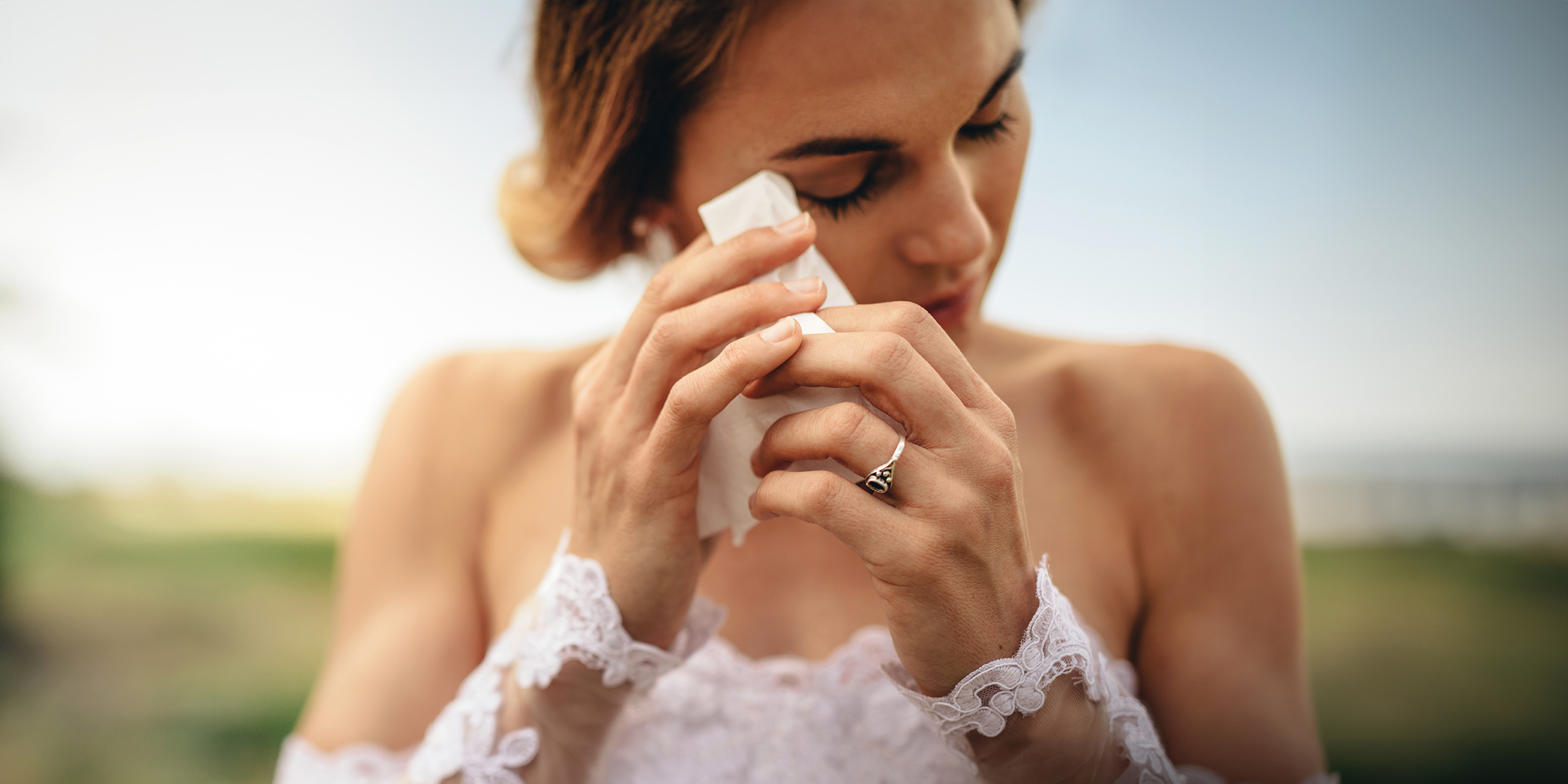 Una novia llorando | Foto: Shutterstock