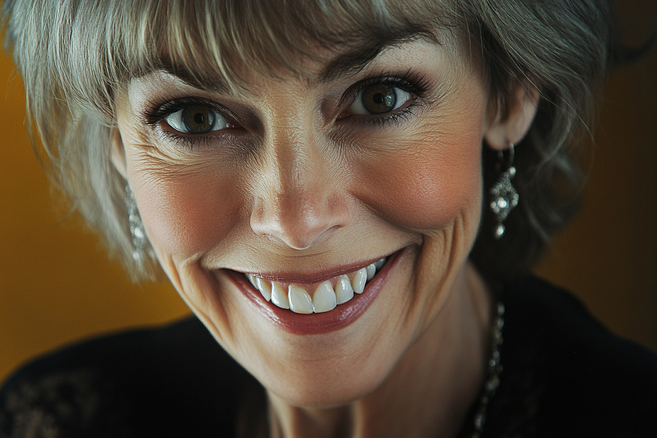 Una mujer sonriente | Fuente: Midjourney
