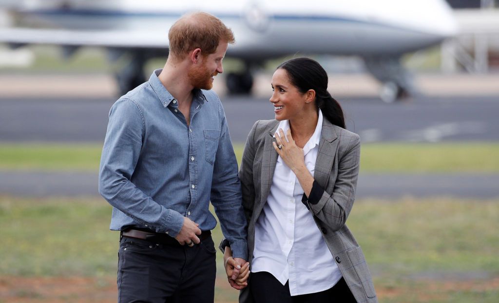 Harry y Meghan en Dubbo, Australia en octubre de 2018. | Foto: Getty Images