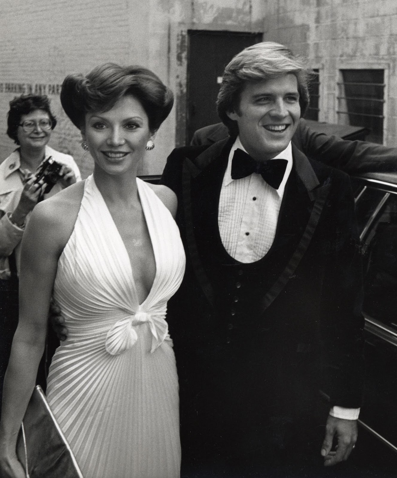 La actriz de televisión y Christopher Skinner en los Premios Photoplay de 1979 en Los Ángeles, California. | Fuente: Getty Images