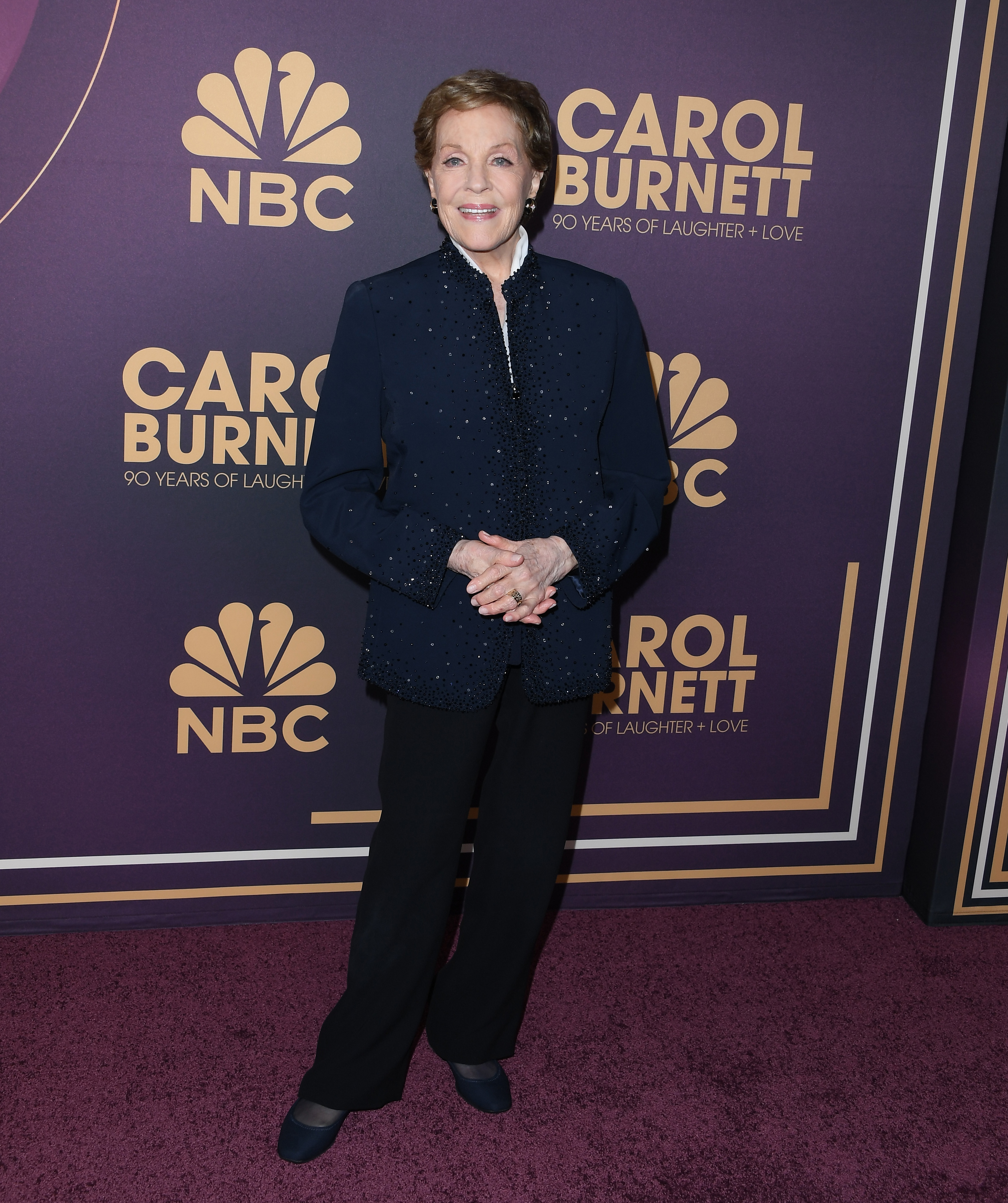 Julie Andrews en el especial de cumpleaños de la NBC "Carol Burnett: 90 Years Of Laughter + Love" el 2 de marzo de 2023, en Los Ángeles, California | Foto: Getty Images