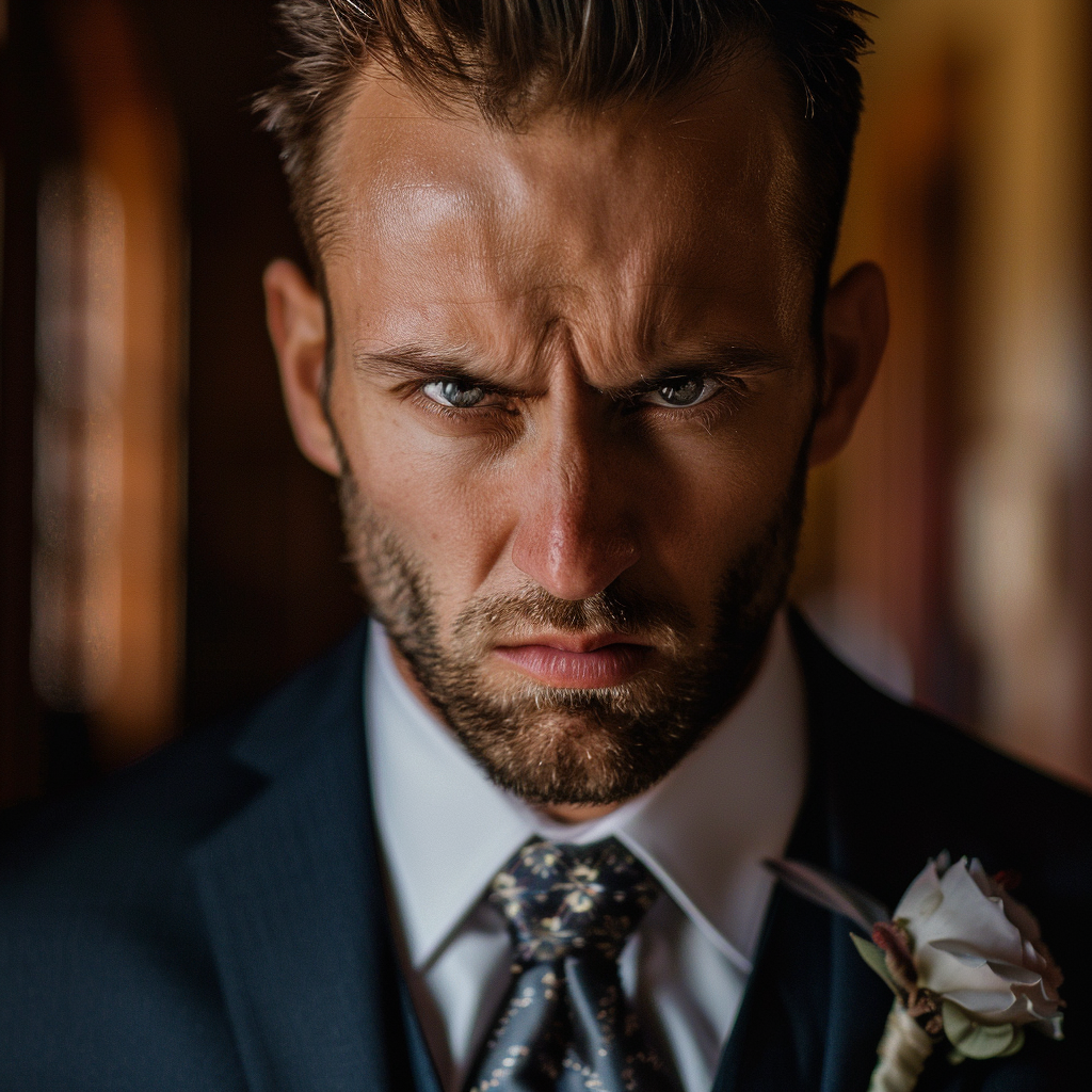 Angry groom | Fuente: Midjourney