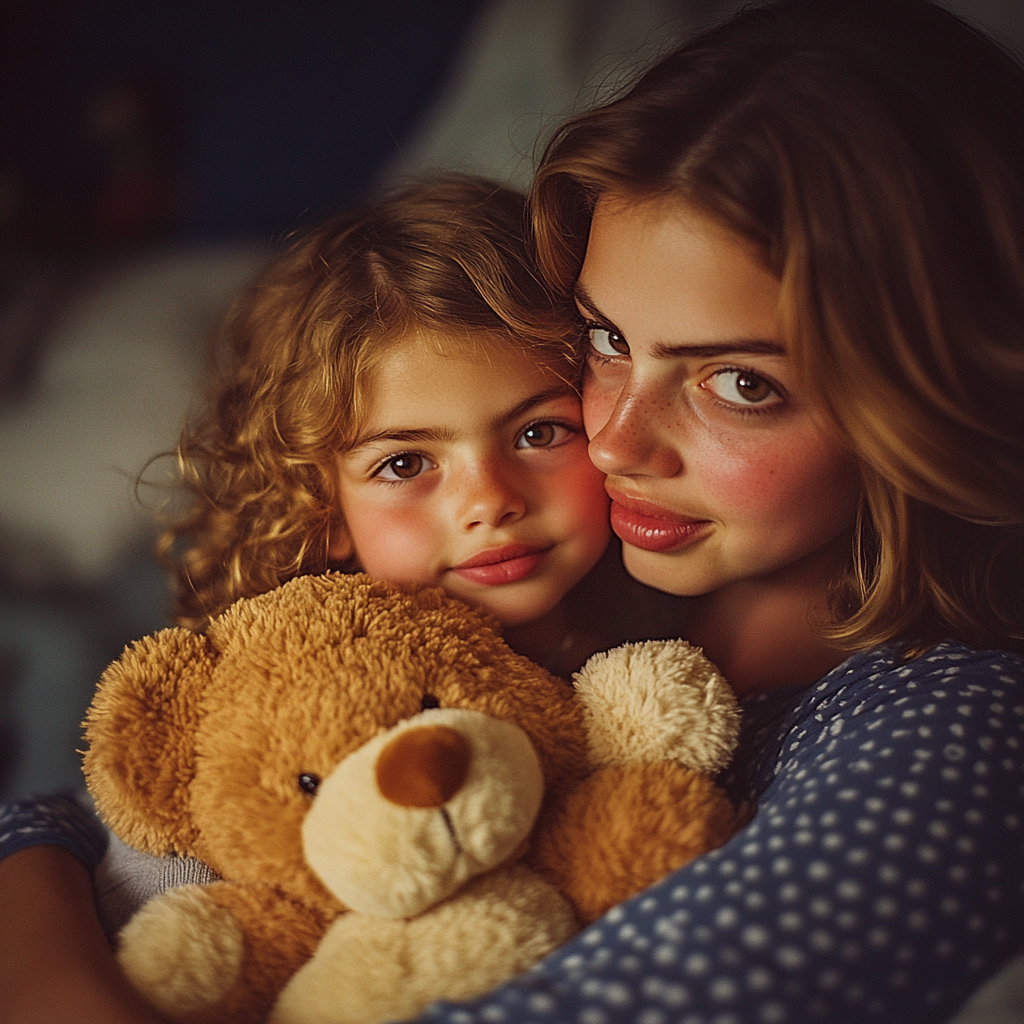 Una feliz unión entre madre e hija | Fuente: Midjourney