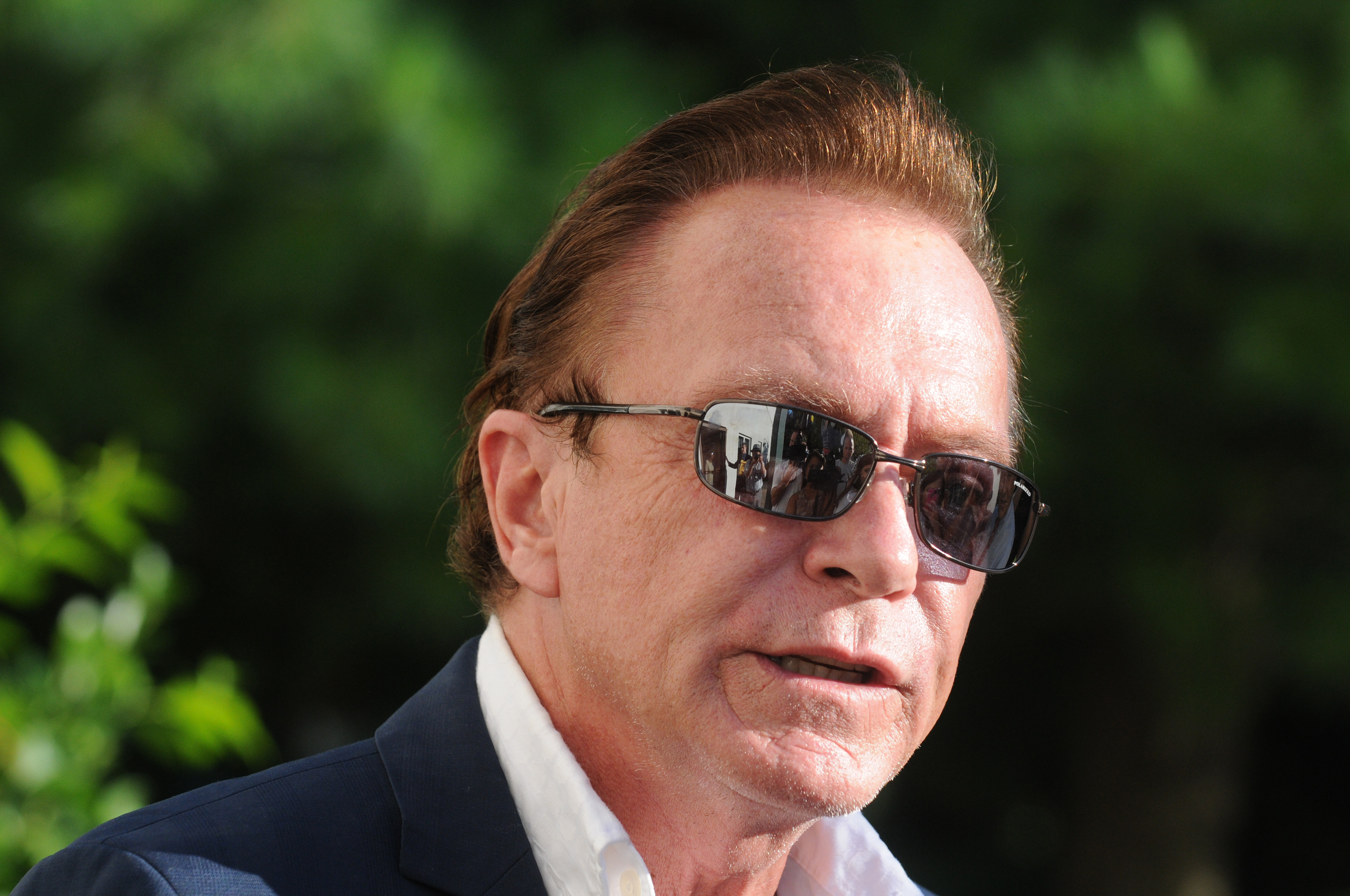 David Cassidy fotografiado en el Tribunal Municipal el 3 de septiembre de 2014, en Schodack, Nueva York. | Fuente: Getty Images