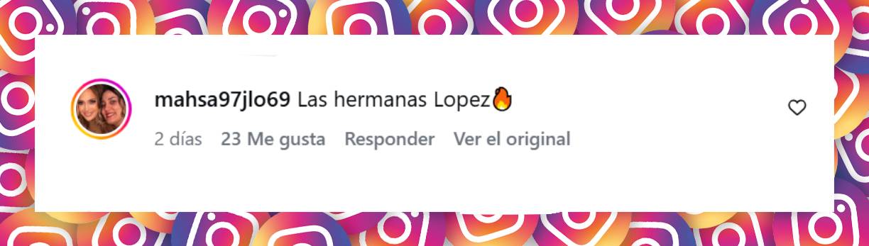 Comentario de una usuaria | Fuente: Instagram/lyndalopez08