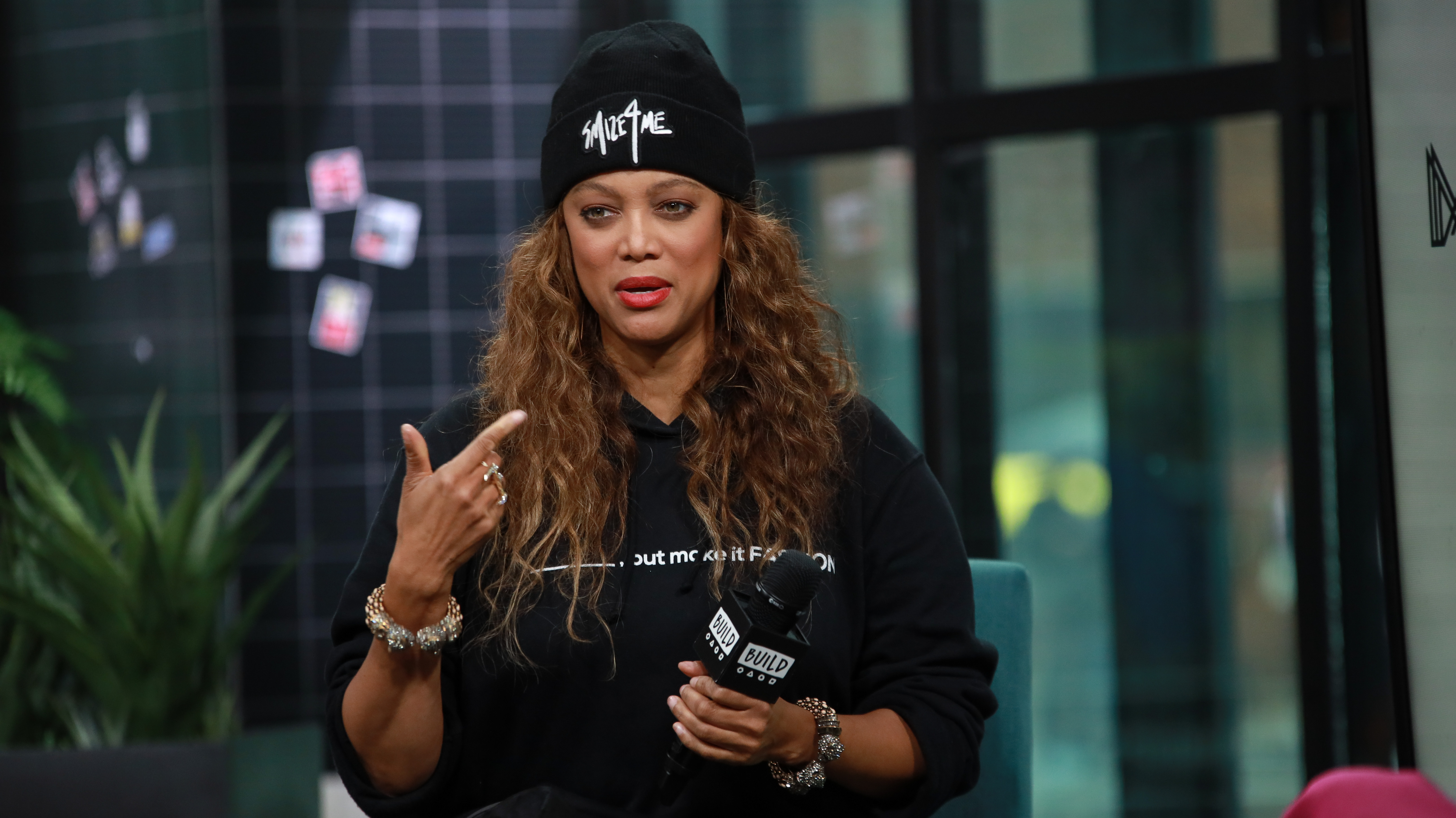 Tyra Banks en Build Studio en Nueva York el 25 de febrero de 2020 | Fuente: Getty Images