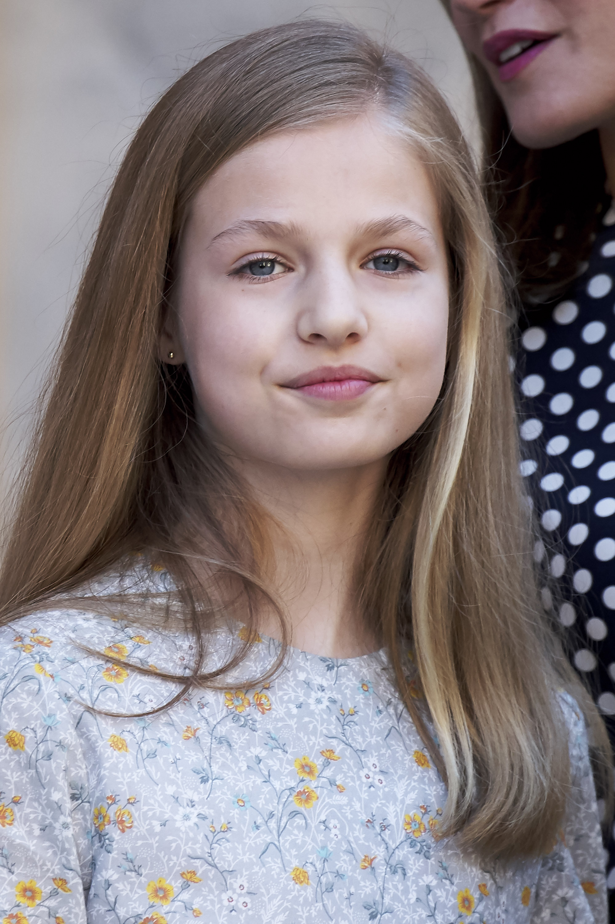 La princesa Leonor de España asiste a la misa de Pascua el 1 de abril de 2018 en Palma de Mallorca, España.