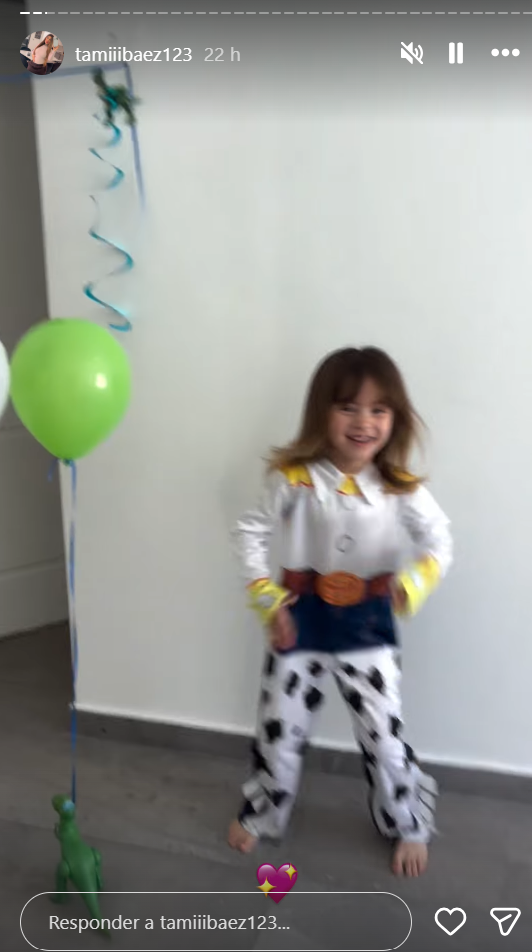 Jamaica, la hija de L-Gante y Tamara Báez cumplió 5 años | Fuente: Instagram/tamiiibaez123