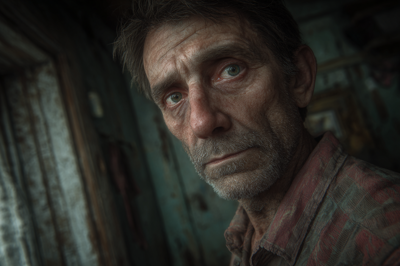 Un hombre de pie en su casa | Fuente: Midjourney