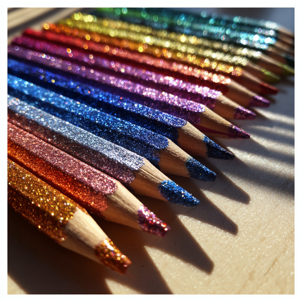 Un paquete de lápices de colores brillantes | Fuente: Midjourney