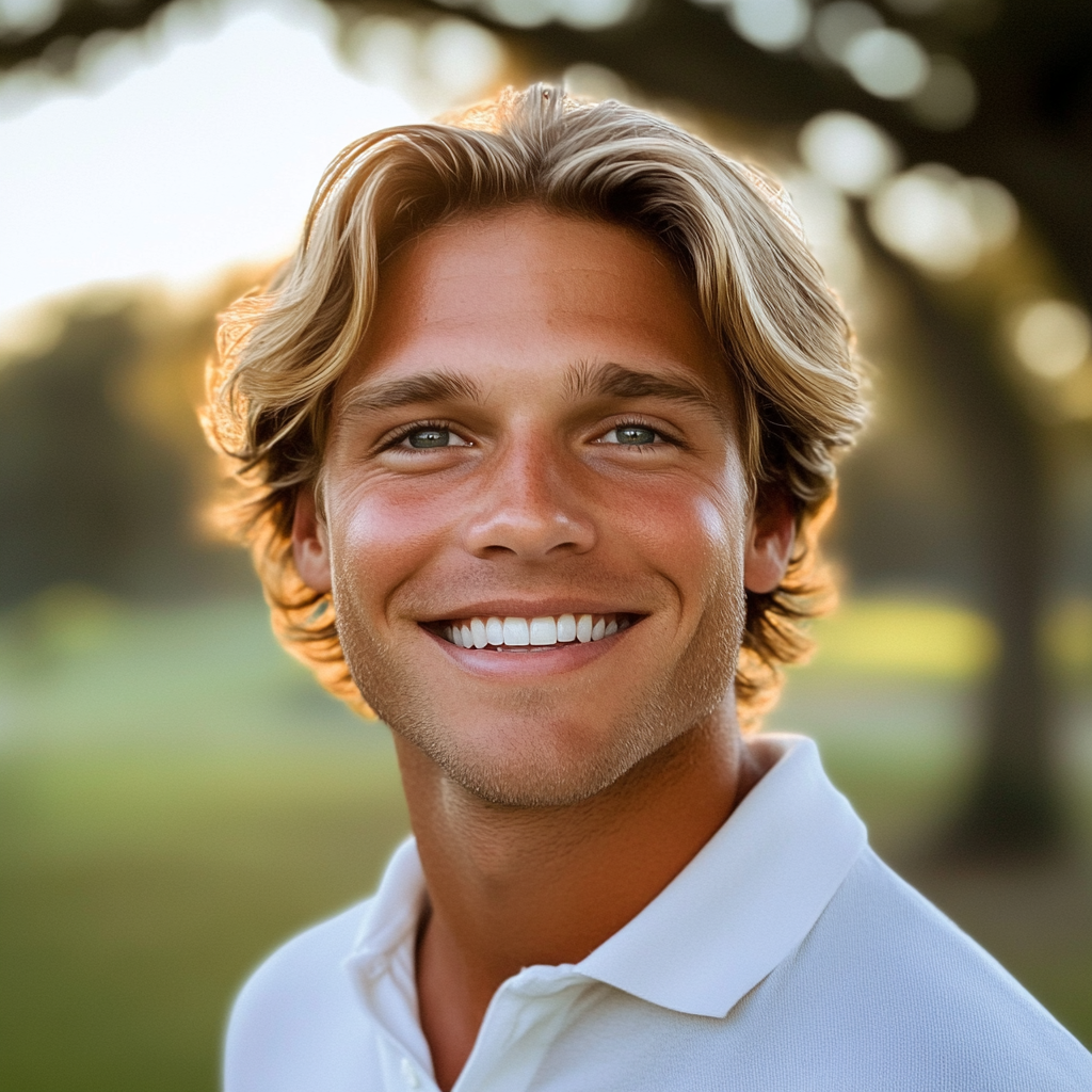 Un joven sonriente | Fuente: Midjourney