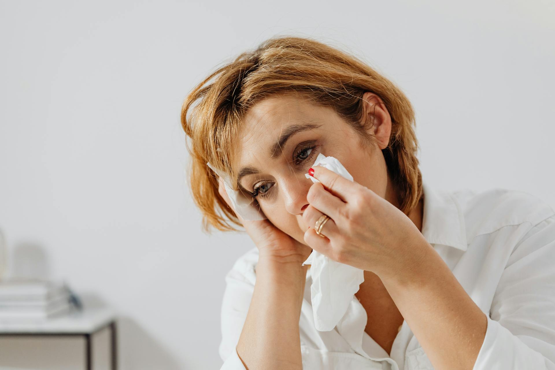 Una mujer llorando | Fuente: Pexels