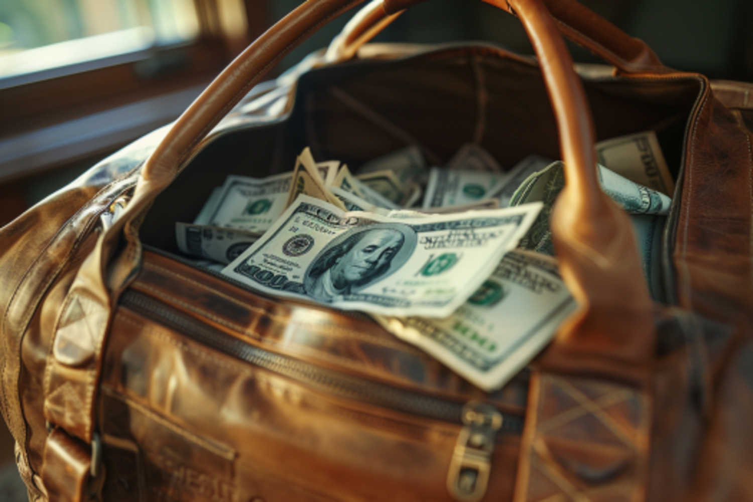 Una bolsa de dinero | Fuente: Midjourney