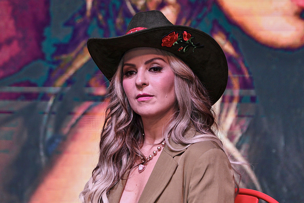 La cantante Mariana Ochoa asiste a la presentación de "Dejame el Tequila" en el Hotel Fiesta Americana el 18 de junio de 2026 en la Ciudad de México, México. | Fuente: Getty Images