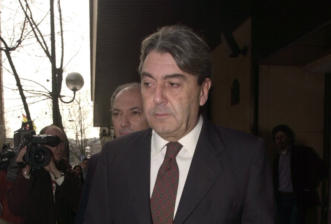 Alberto Cortina en la Audiencia Nacional. 2003, Madrid, España. │ Foto: Getty Images