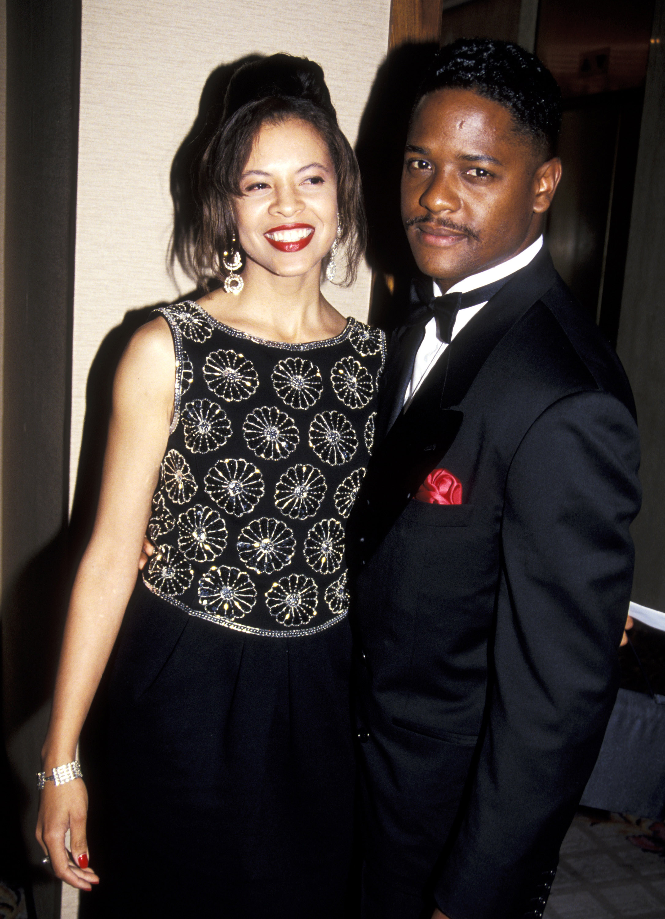 Désirée DaCosta y Blair Underwood en la 2.ª cena anual de entrega de los premios Bridge to Freedom Awards en Los Ángeles, California, en 1991. | Fuente: Getty Images