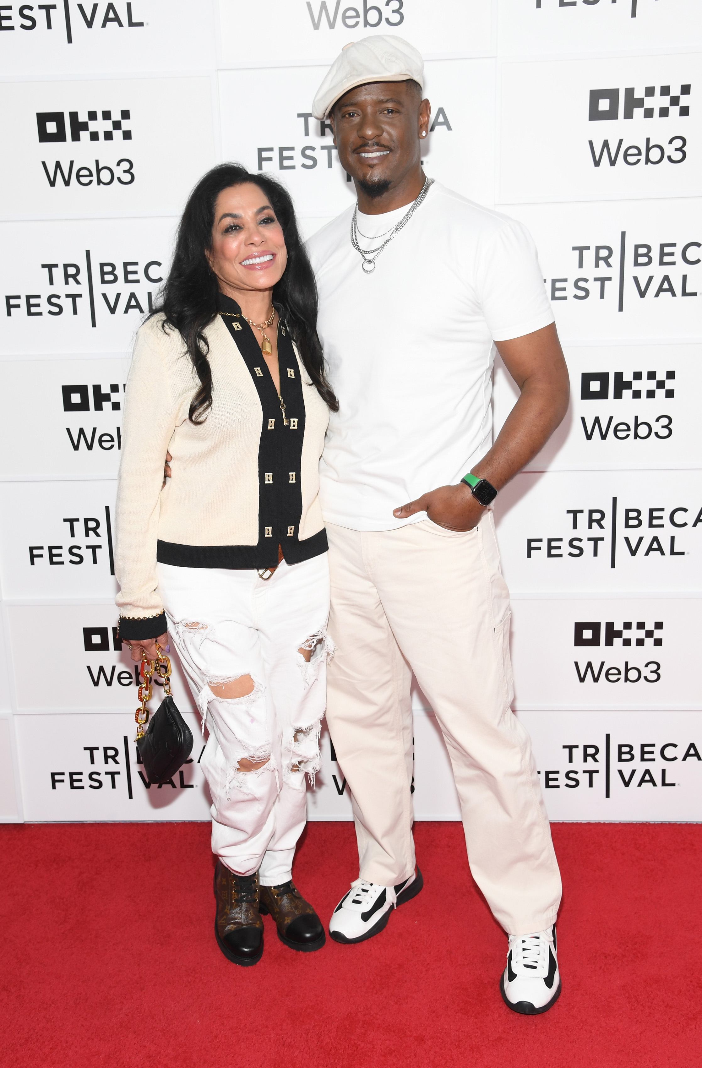 Josie Hart y Blair Underwood en el estreno de "One Spoon of Chocolate" durante el Festival de Tribeca en la ciudad de Nueva York el 8 de junio de 2025. | Fuente: Getty Images