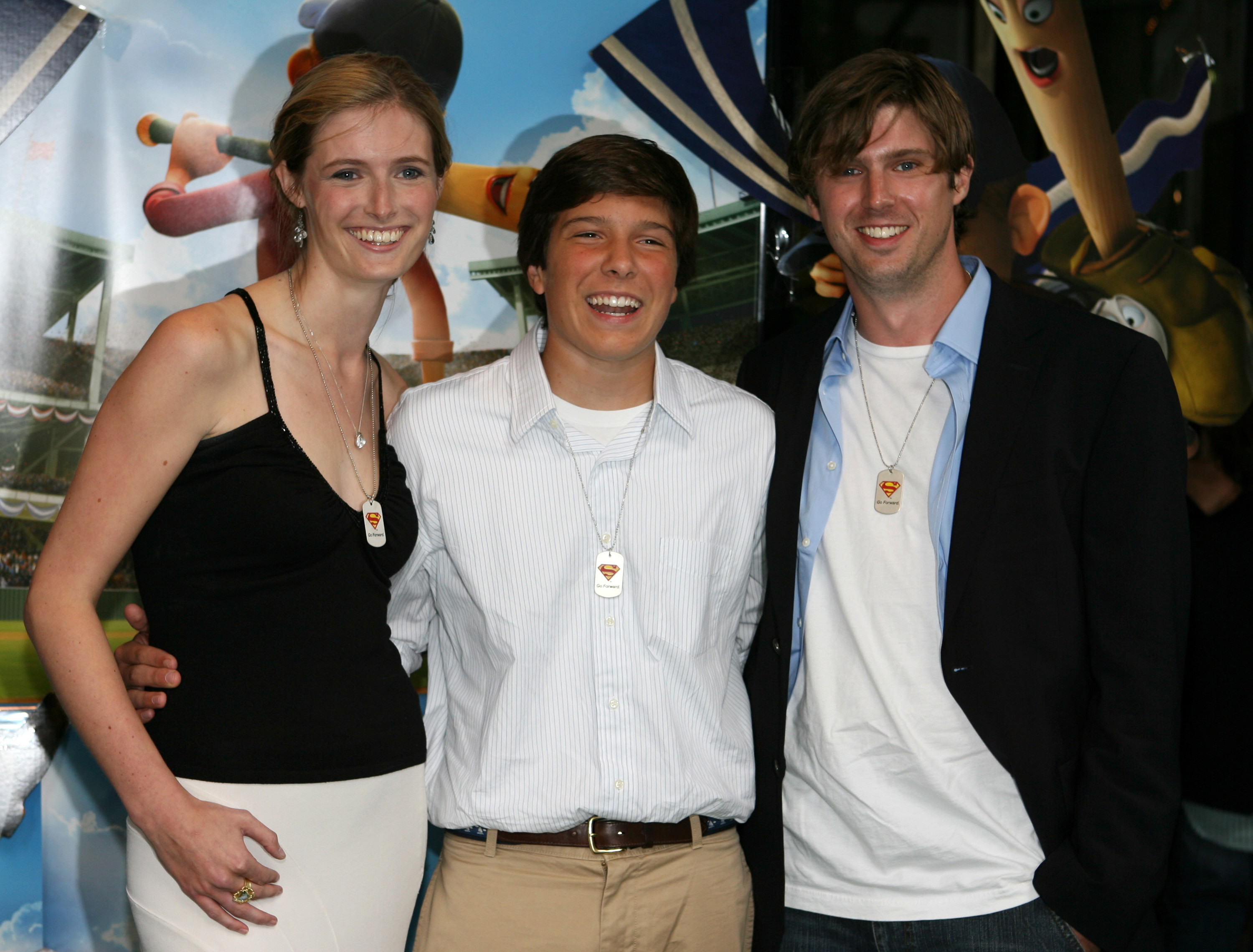 Alexandra, Will y Matthew Reeve en el estreno de "Everyone's Hero" en Nueva York el 12 de septiembre de 2006 | Fuente: Getty Images