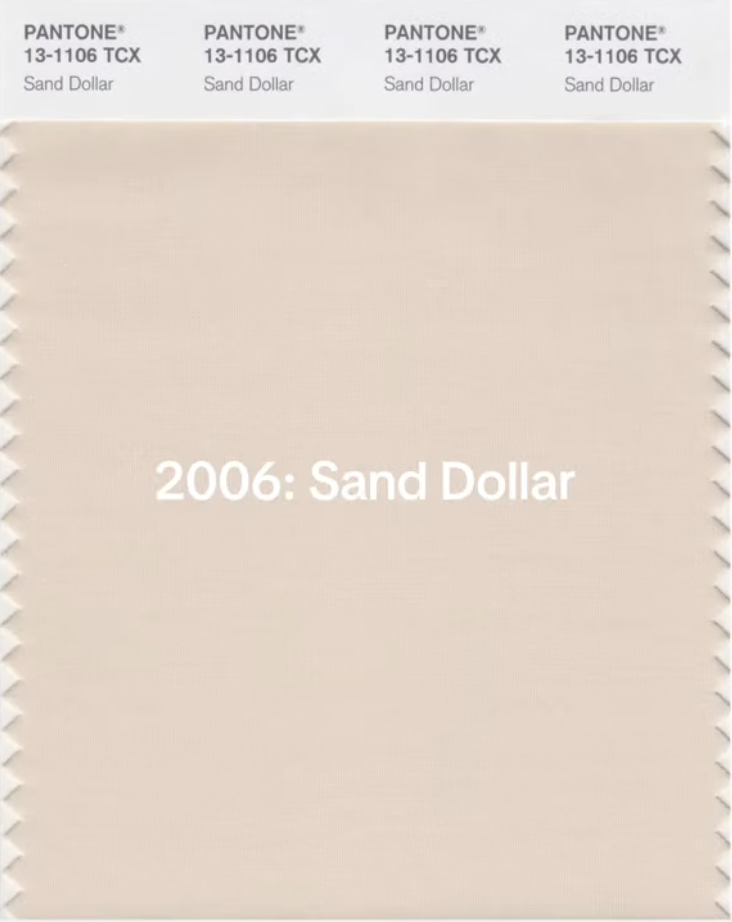 Pantone del Año 2006 – Sand Dollar | Fuente: instagram/housebeautiful
