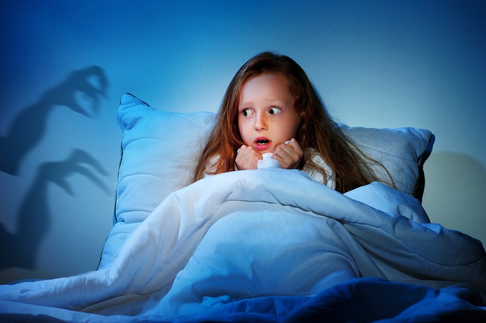 Niña con temores nocturnos. | Foto: Shutterstock