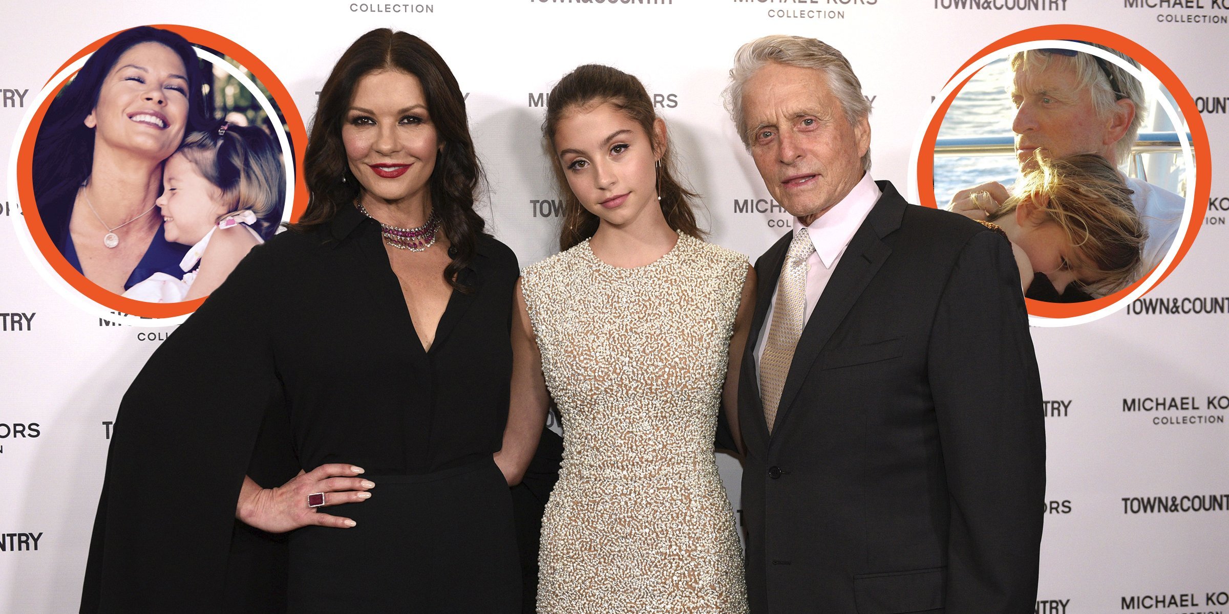  Catherine Zeta-Jones y su hija Carys | Catherine Zeta-Jones, Carys Zeta Douglas y Michael Douglas | Michael Douglas y su hija Carys | instagram.com/catherinezetajones | instagram.com/carys.douglas | Getty Images