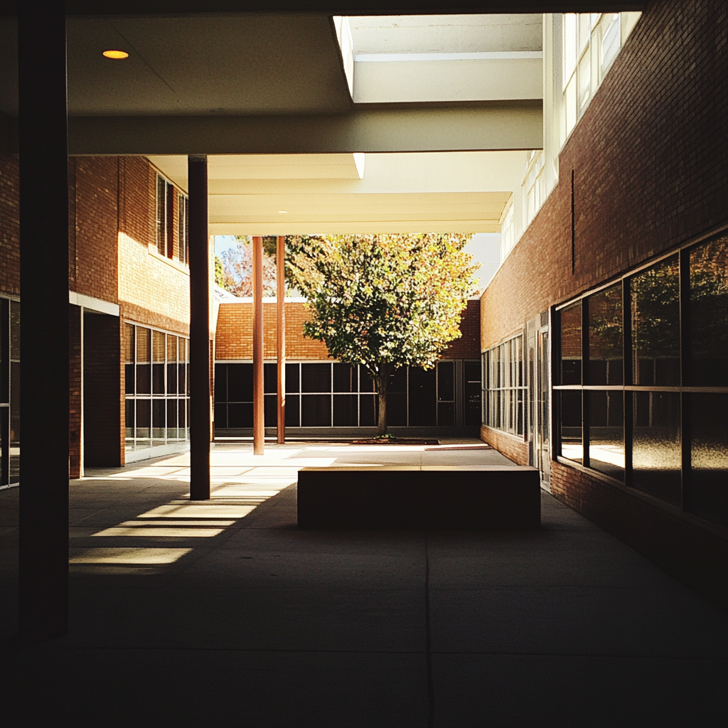 El interior de una escuela | Fuente: Midjourney