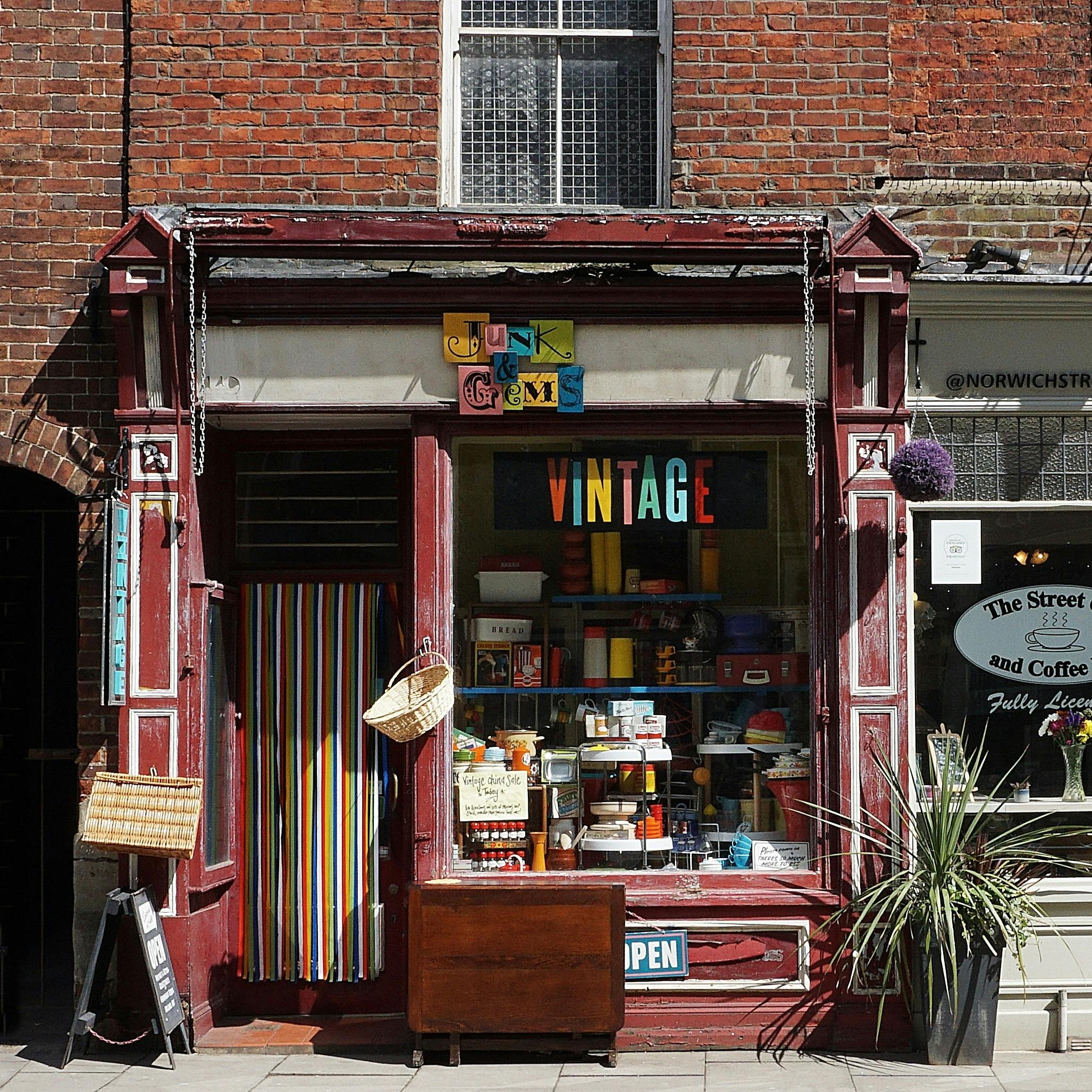 El exterior de una tienda vintage | Fuente: Pexels