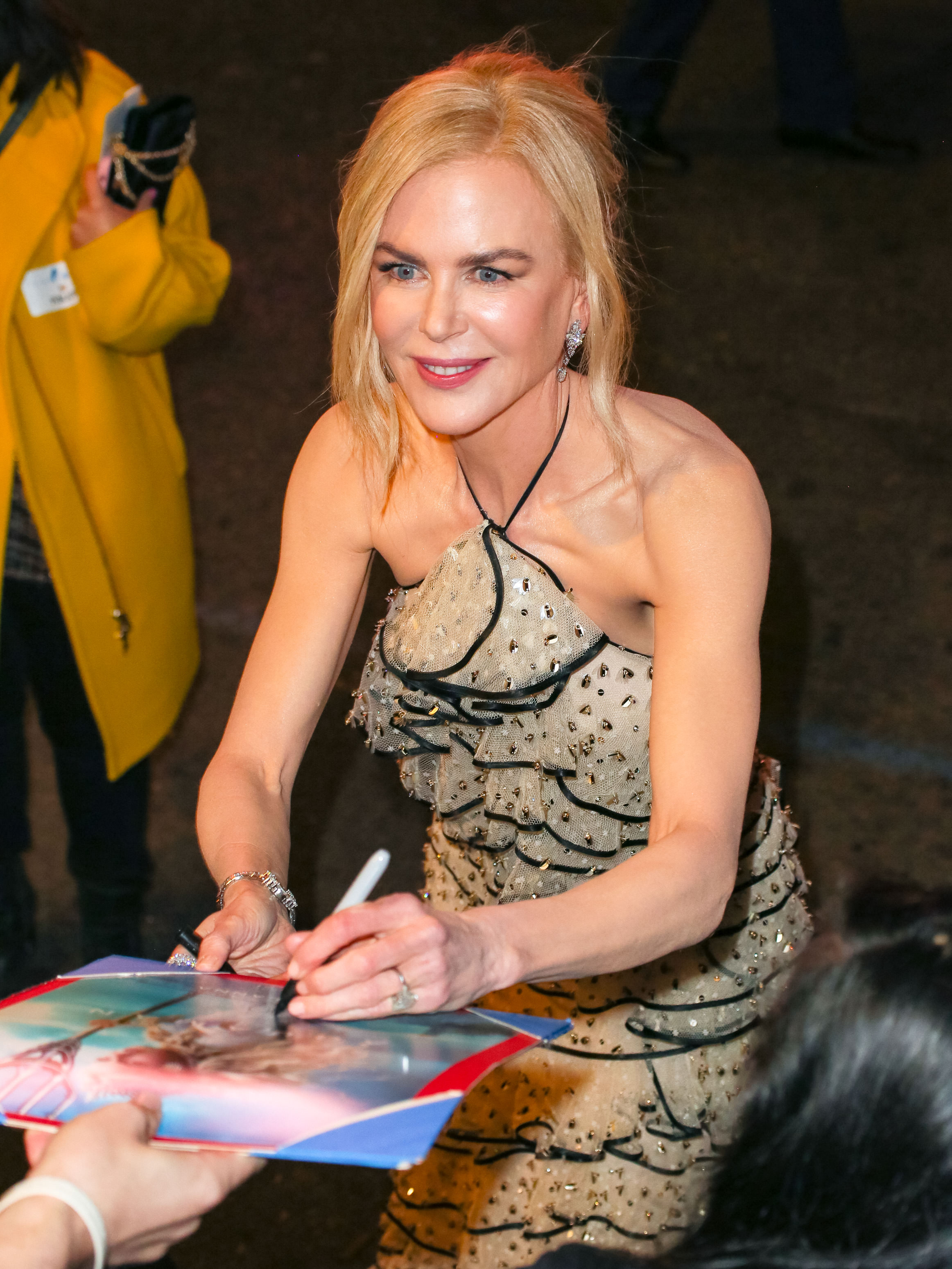 Nicole Kidman es vista llegando al estreno de "Aquaman" de Warner Bros. Pictures en el Teatro Chino de Los Ángeles, California, el 12 de diciembre de 2018. | Foto: Getty Images