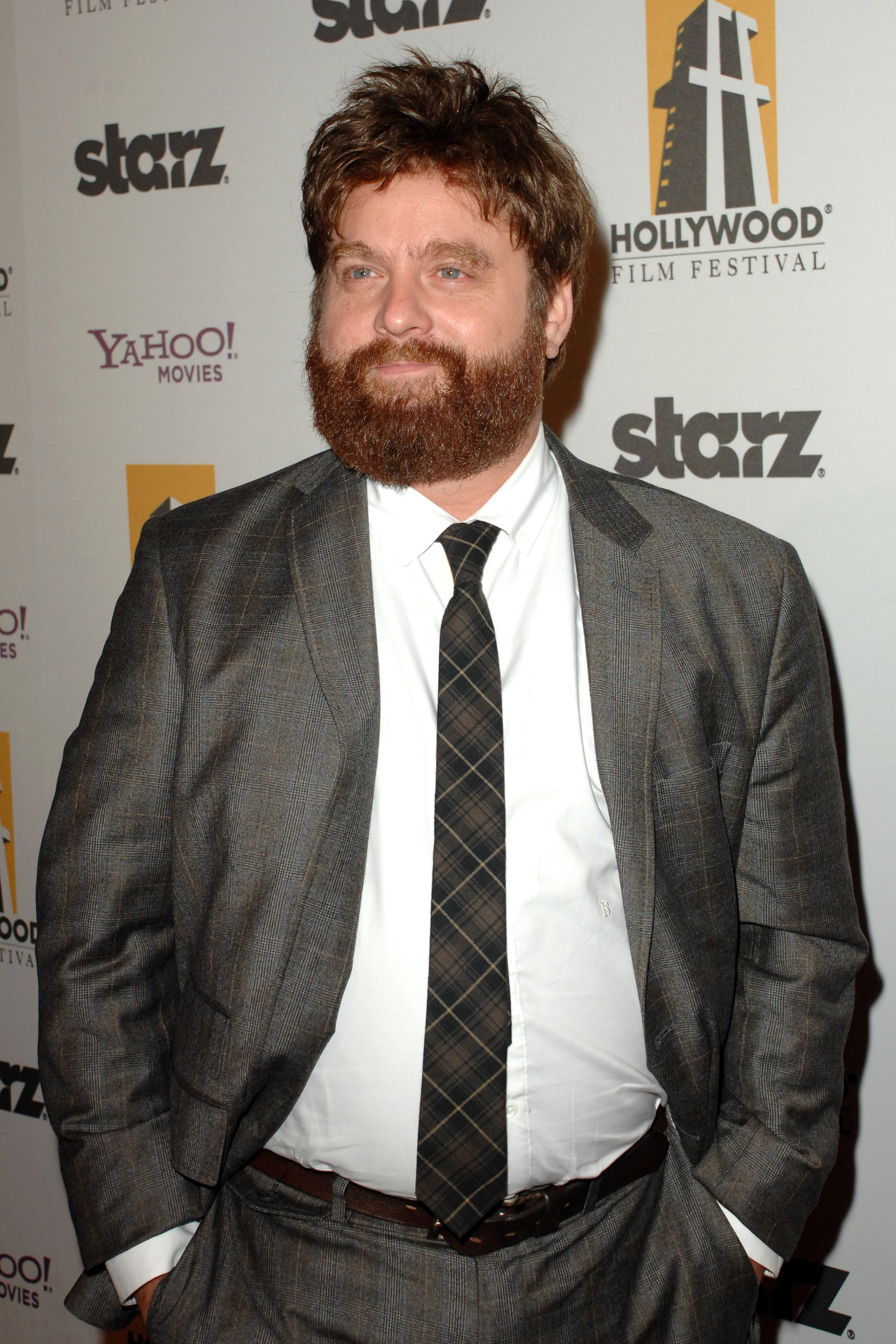 Zach Galifianakis antes de su pérdida de peso en 2010 | Fuente: Getty Images