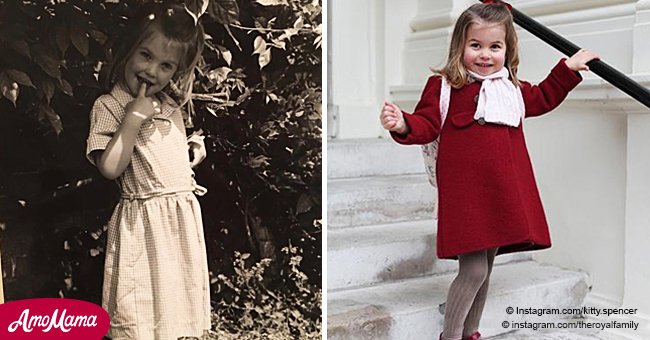 Sobrina de Diana asombra con su parecido a la princesa Charlotte en vieja foto nunca antes vista